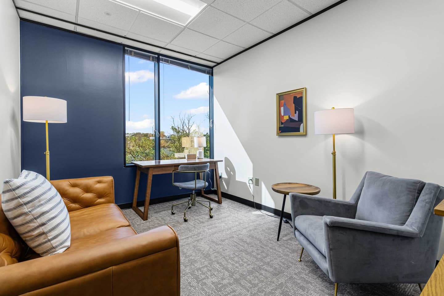 Commercial property interior in Cedar Park photographed with even lighting throughout