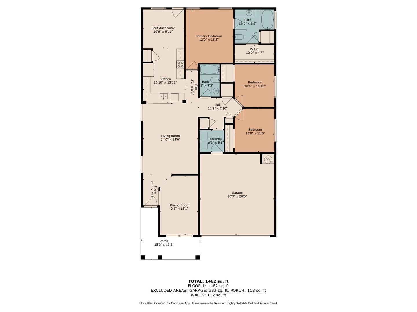 Measured floor plan for a North Austin home showing the first floor and the upper floor